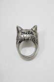 画像2: MILK / BABY CAT Collectionリング 約8号 シルバー H-25-11-14-1060-ML-AC-KB-ZH (2)