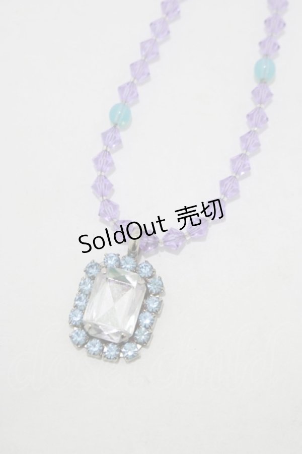 画像1: LAND by MILK BOY / LAND BIJOUネックレス  ラベンダー H-25-11-14-1064-MB-AC-KB-ZH (1)