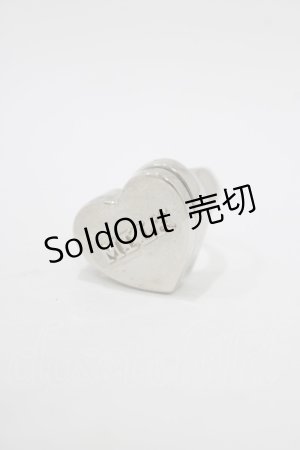 画像: MILK / ハートミラーリング 9号 シルバー H-25-11-14-1067-ML-AC-KB-ZH
