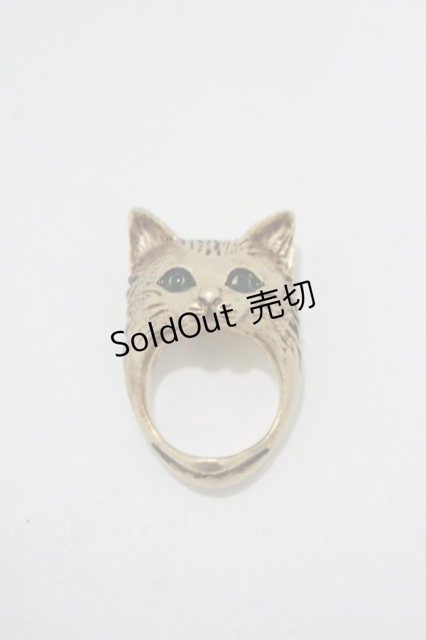 画像1: MILK / BABY CAT Collectionリング 約10〜11号 ゴールド H-25-11-14-1068-ML-AC-KB-ZH (1)
