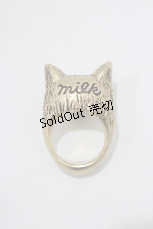 画像2: MILK / BABY CAT Collectionリング 約10〜11号 ゴールド H-25-11-14-1068-ML-AC-KB-ZH (2)