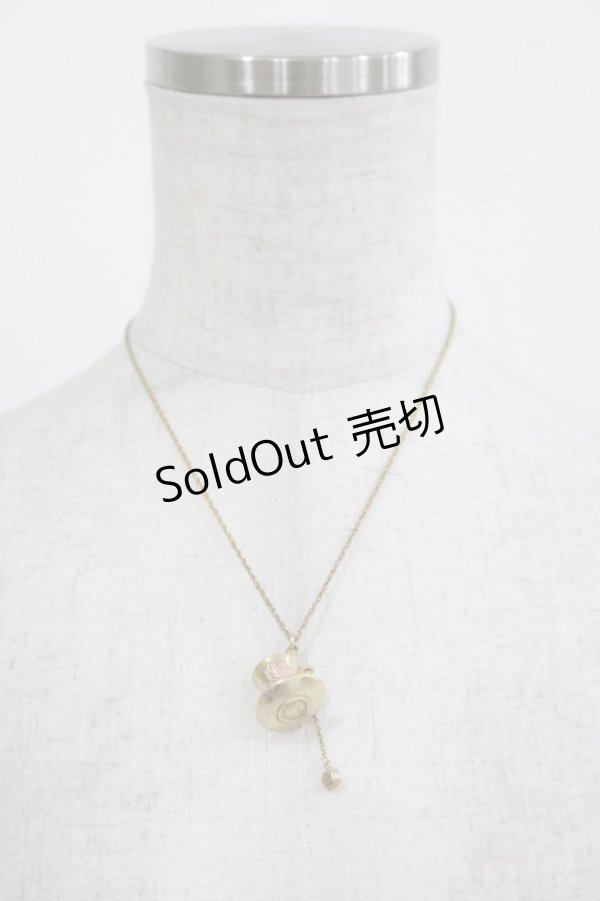 画像2: Emily Temple cute / ティーカップネックレス  ゴールド×ピンクストーン H-25-11-14-1070-ET-AC-KB-ZH (2)