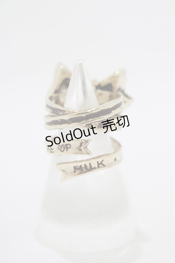 画像3: MILK / RIBBON ME UPリング 約9号 ゴールド H-25-11-14-1071-ML-AC-KB-ZH (3)