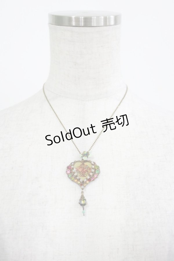 画像2: Michal Negrin / フラワーハートネックレス   H-25-11-14-1072-LO-AC-KB-ZH (2)