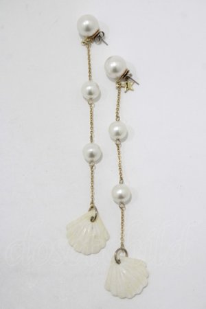 画像: MILK / シェルピアス  ホワイト H-25-11-14-1074-ML-AC-KB-ZH