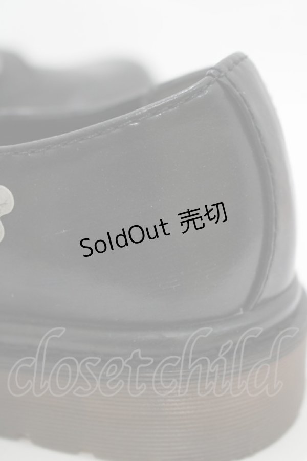 画像6: merry jenny / おはな咲いたラバーソールシューズ M ブラック H-25-11-14-1075-LO-SH-KB-ZH (6)