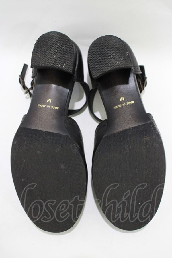 画像4: Jane Marple / クロスストラップシューズ M ブラック H-25-11-14-1076-JM-SH-KB-ZH (4)
