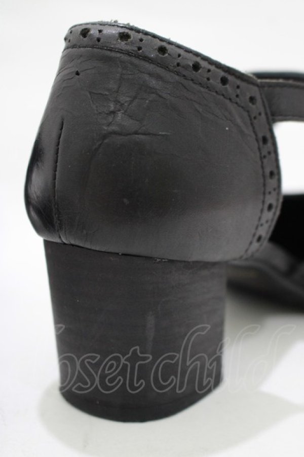 画像6: Jane Marple / クロスストラップシューズ M ブラック H-25-11-14-1076-JM-SH-KB-ZH (6)