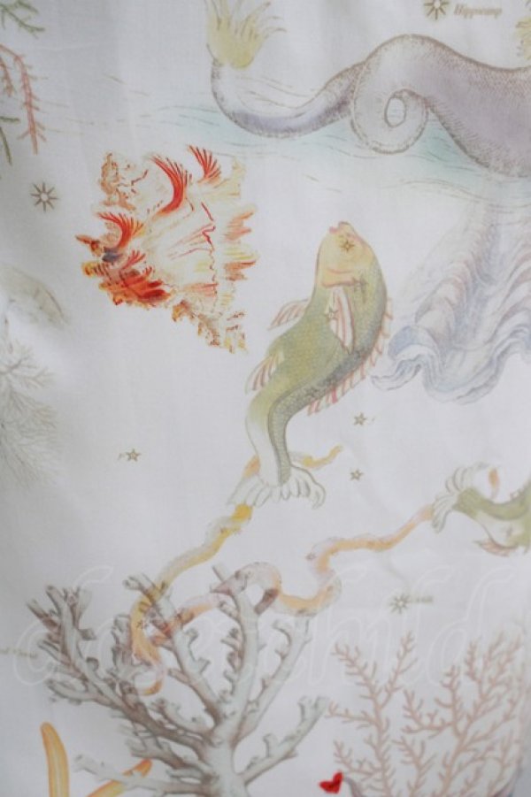 画像4: MILK / sea creaturesロングスカート  アイボリー H-25-11-14-1009-ML-SK-KB-ZH (4)