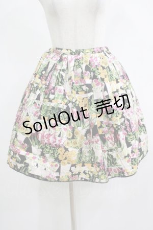 画像: 【SALE】Emily Temple cute / フラワーショップスカート  ブラック H-25-11-14-1010-ET-SK-KB-ZT470