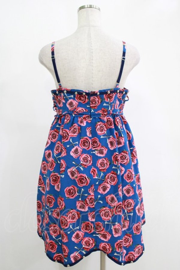 画像3: Candy Stripper / ローズボーンワンピース  ブルー H-25-11-14-1011-PU-OP-KB-ZT052 (3)