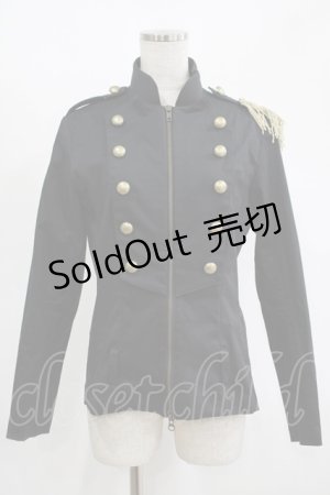 画像: Na+H / ナポレオンジャケット  ブラック H-25-11-14-1017-PU-JA-KB-ZH