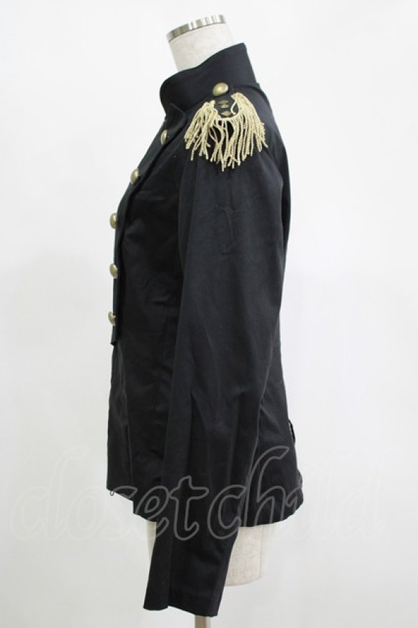 画像2: Na+H / ナポレオンジャケット  ブラック H-25-11-14-1017-PU-JA-KB-ZH (2)