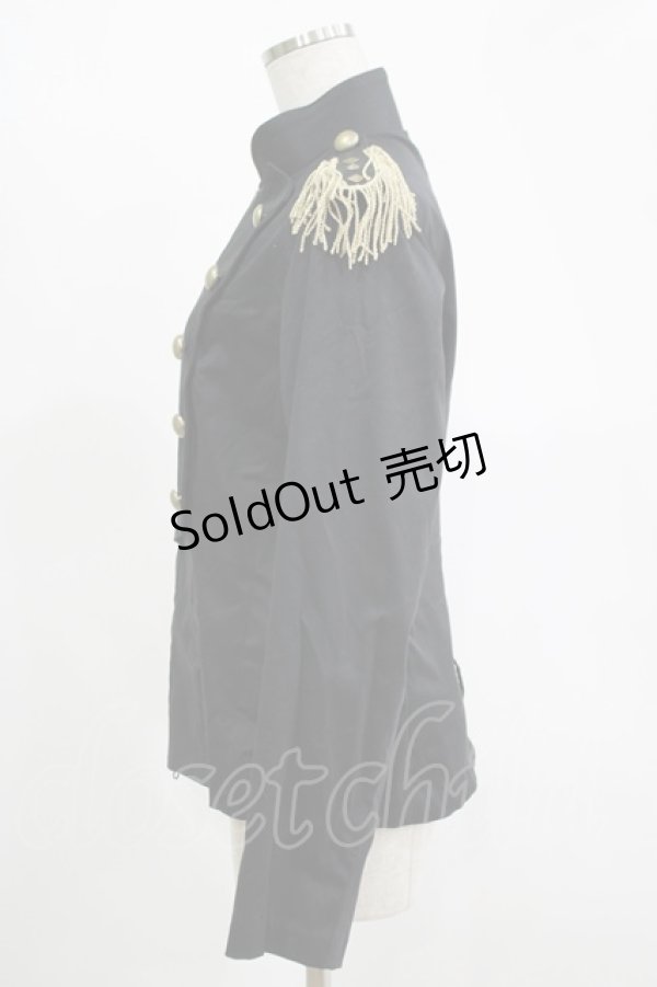 画像2: Na+H / ナポレオンジャケット  ブラック H-25-11-14-1017-PU-JA-KB-ZH (2)