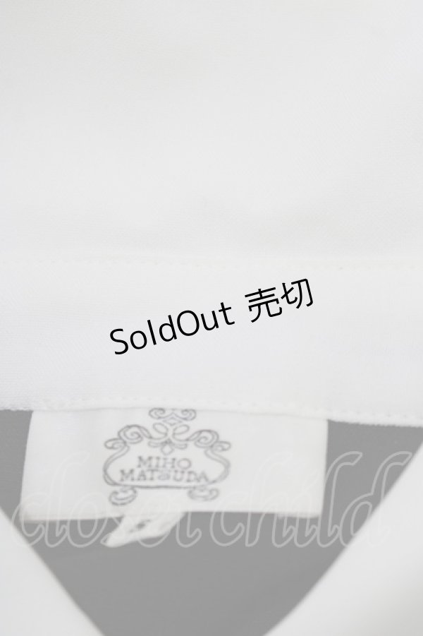 画像4: MIHO MATSUDA / ワンピース・バルダ S ブラック×ホワイト H-25-11-14-1002-GO-OP-KB-ZH (4)