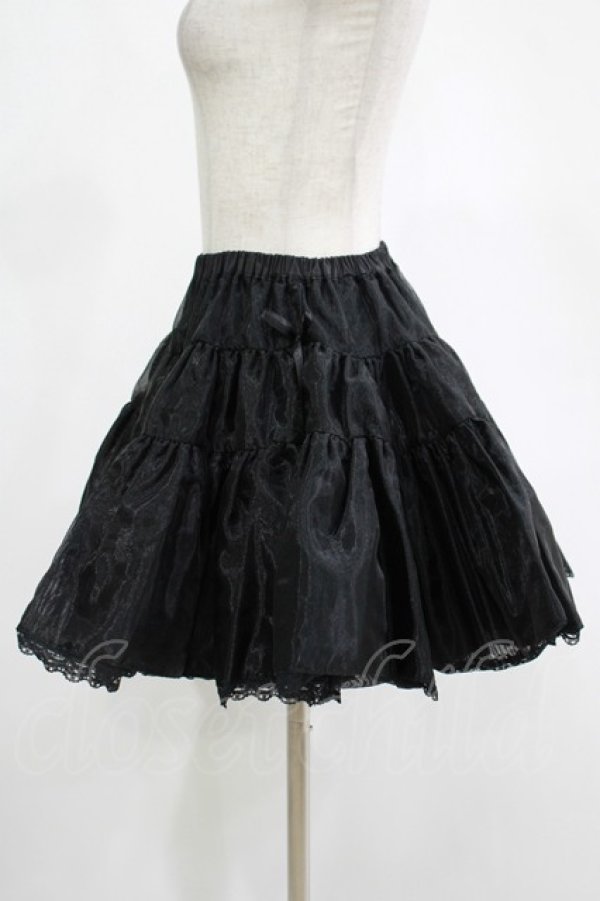 画像2: PUTUMAYO / オーガンジーパニエ  ブラック H-25-11-14-1019-PT-SK-KB-ZH (2)