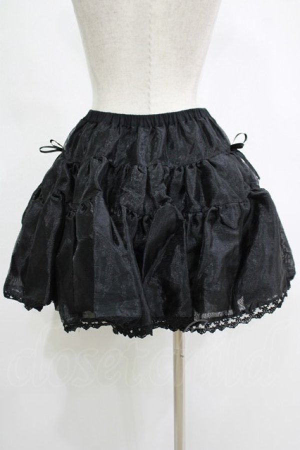 画像3: PUTUMAYO / オーガンジーパニエ  ブラック H-25-11-14-1020-PT-SK-KB-ZH (3)