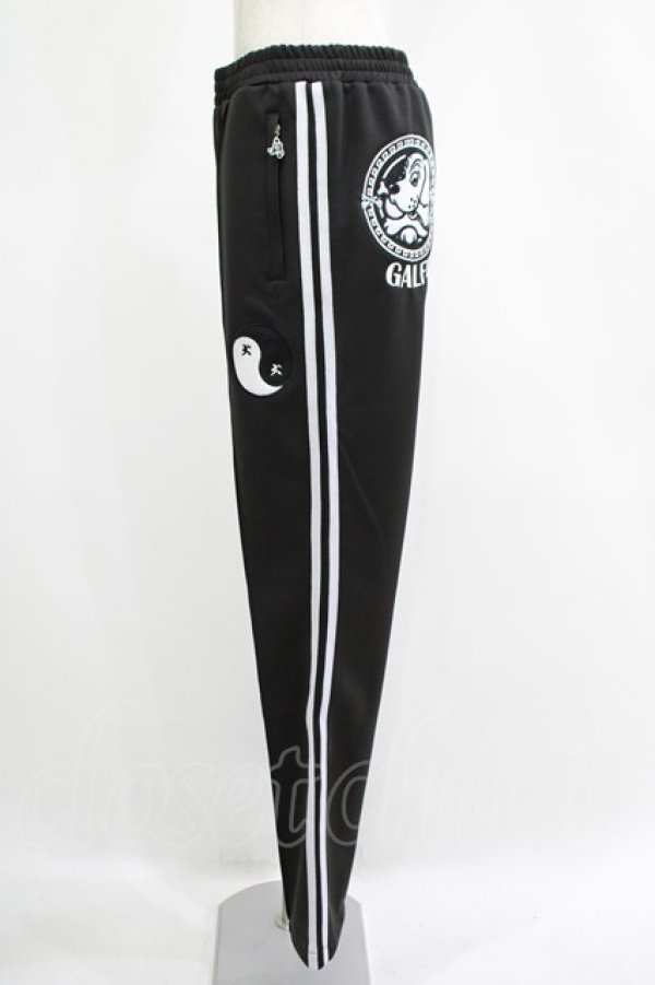 画像2: GALFY / 少林寺犬法フレアトラックパンツ 大型犬(XL) ブラック H-25-11-14-1023-PU-PA-KB-ZH (2)