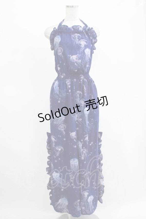 画像1: MILK / Jellyfishオールインワンドレス  ブルーベース H-25-11-14-1025-ML-PA-KB-ZH (1)