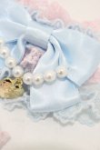 画像2: Angelic Pretty / 配色ロゴハートチャームお袖とめ  ピンク/サックス H-25-11-14-010-AP-ZA-NS-ZH (2)