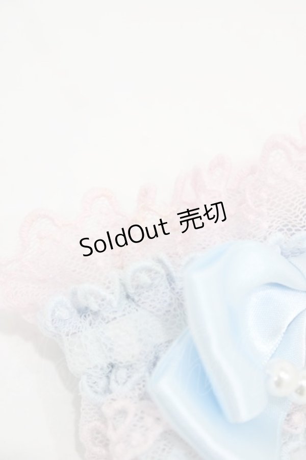 画像3: Angelic Pretty / 配色ロゴハートチャームお袖とめ  ピンク/サックス H-25-11-14-010-AP-ZA-NS-ZH (3)