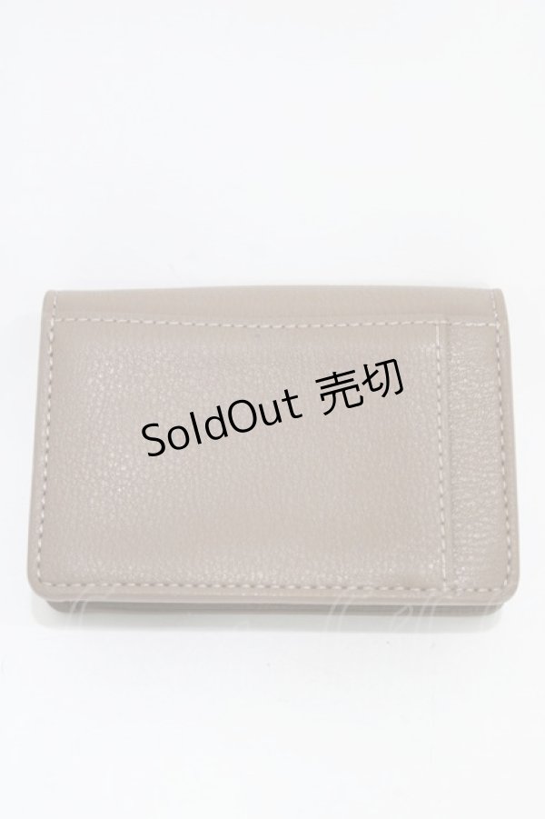 画像2: Maison de FLEUR / リボンカードケース  ブラウン H-25-11-14-011-LO-ZA-NS-ZH (2)