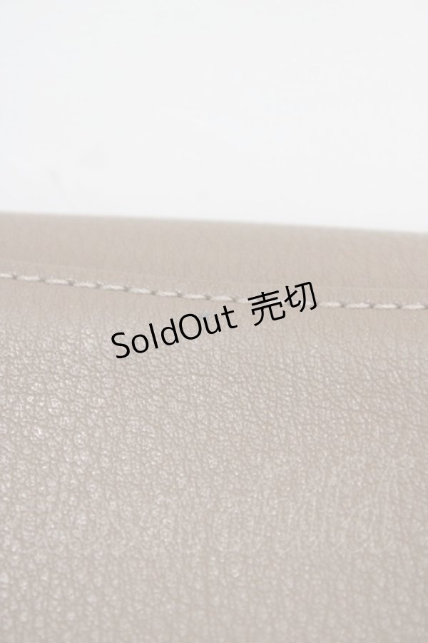 画像3: Maison de FLEUR / リボンカードケース  ブラウン H-25-11-14-011-LO-ZA-NS-ZH (3)