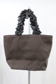 画像2: Maison de FLEUR / チェックリボントートバッグ  ブラウン H-25-11-14-012-LO-BG-NS-ZH (2)