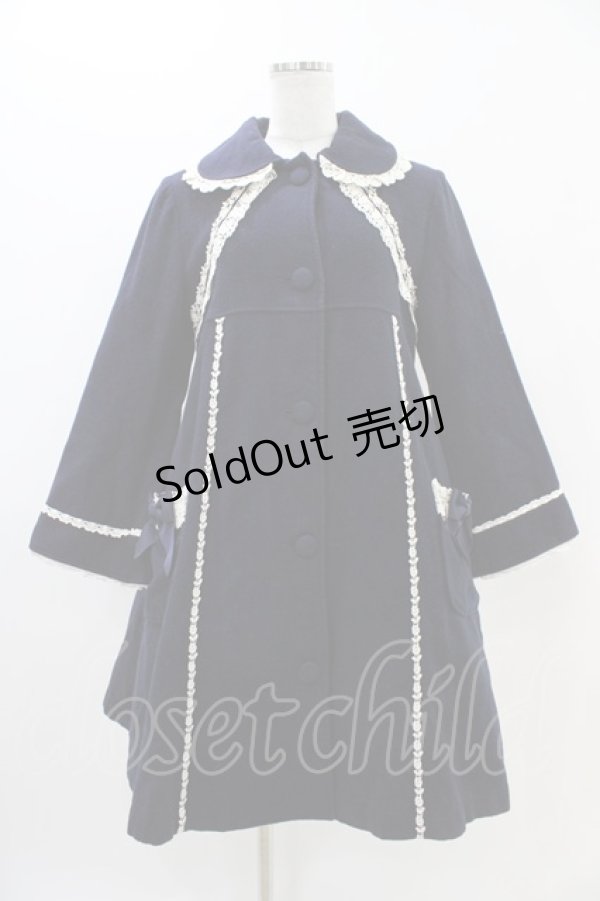 画像1: BABY,THE STARS SHINE BRIGHT / 小公女コート Free ネイビー H-25-11-14-015-BA-CO-NS-ZH (1)