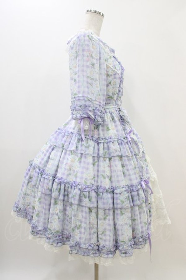 画像3: Angelic Pretty / Secret Daisy Gardenワンピース Free ラベンダー H-25-11-14-016-AP-OP-NS-ZH (3)