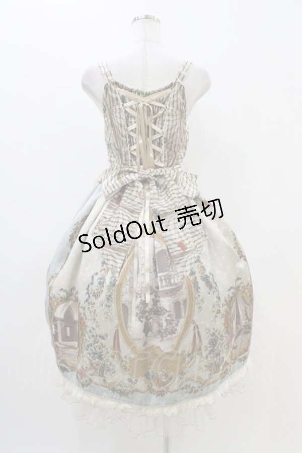 画像2: BABY,THE STARS SHINE BRIGHT / Julietのためのソネット〜Romantic Irony入りの恋薬〜柄コルセットジャンパースカート Free ミント H-25-11-14-018-BA-OP-NS-ZH (2)