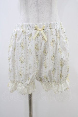 画像: Kurumi Collaboration / Fairy’s Bouquetドロワーズ LL オフ/イエロー H-25-11-14-020-0-PA-NS-ZH