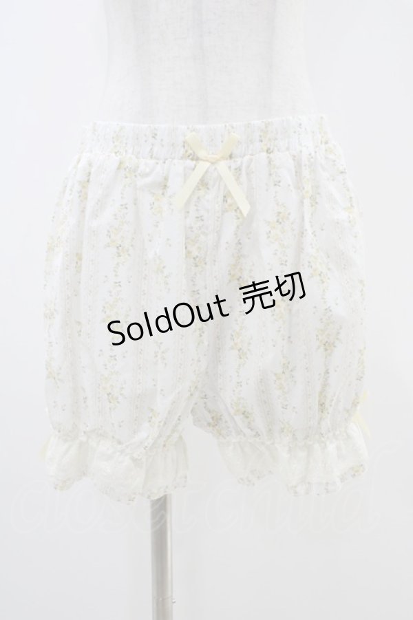 画像1: Kurumi Collaboration / Fairy’s Bouquetドロワーズ LL オフ/イエロー H-25-11-14-020-0-PA-NS-ZH (1)