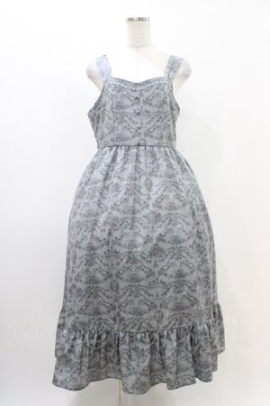 画像: m petit by misako / MSKトワルドジュイジャンパースカート LL グレー H-25-11-14-024-LO-SK-NS-ZH