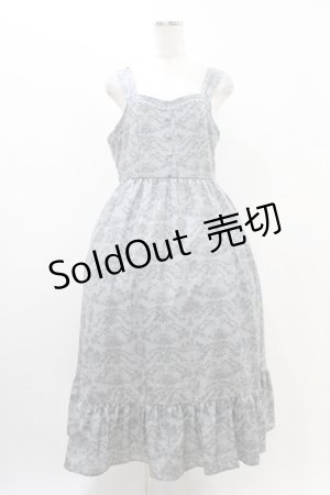 画像: m petit by misako / MSKトワルドジュイジャンパースカート LL グレー H-25-11-14-024-LO-SK-NS-ZH