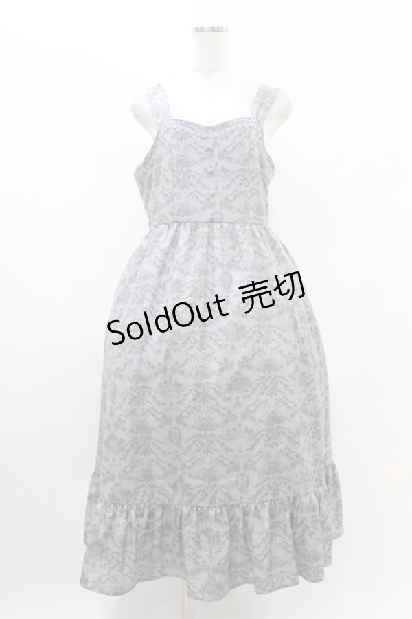 画像1: m petit by misako / MSKトワルドジュイジャンパースカート LL グレー H-25-11-14-024-LO-SK-NS-ZH (1)