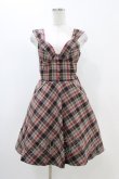 画像1: Fi.n.t / チェックジャンパースカート Free ブラウン H-25-11-14-026-CA-OP-NS-ZH (1)