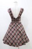 画像2: Fi.n.t / チェックジャンパースカート Free ブラウン H-25-11-14-026-CA-OP-NS-ZH (2)