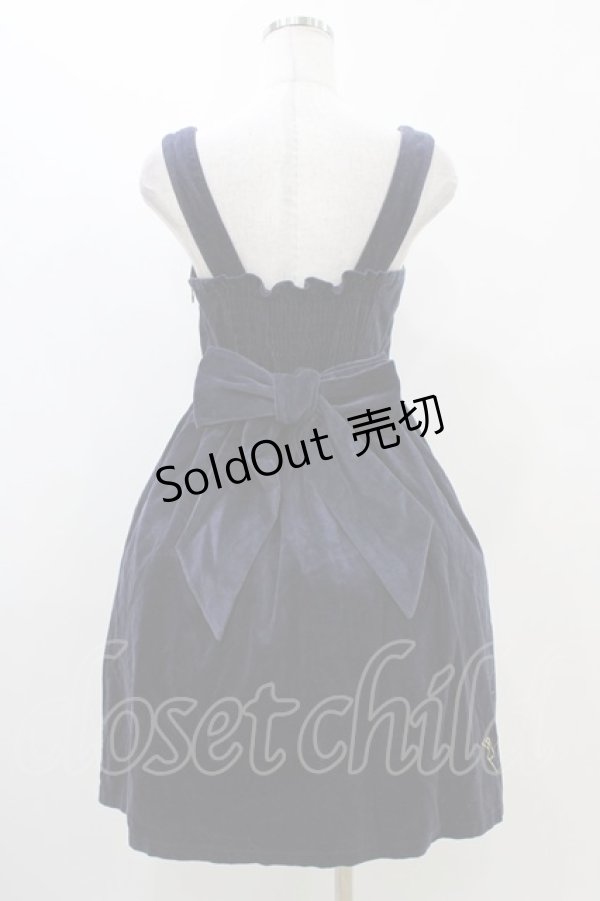 画像2: Fi.n.t / エンジェル刺繍ジャンパースカート Free ネイビー H-25-11-14-029-CA-OP-NS-ZH (2)