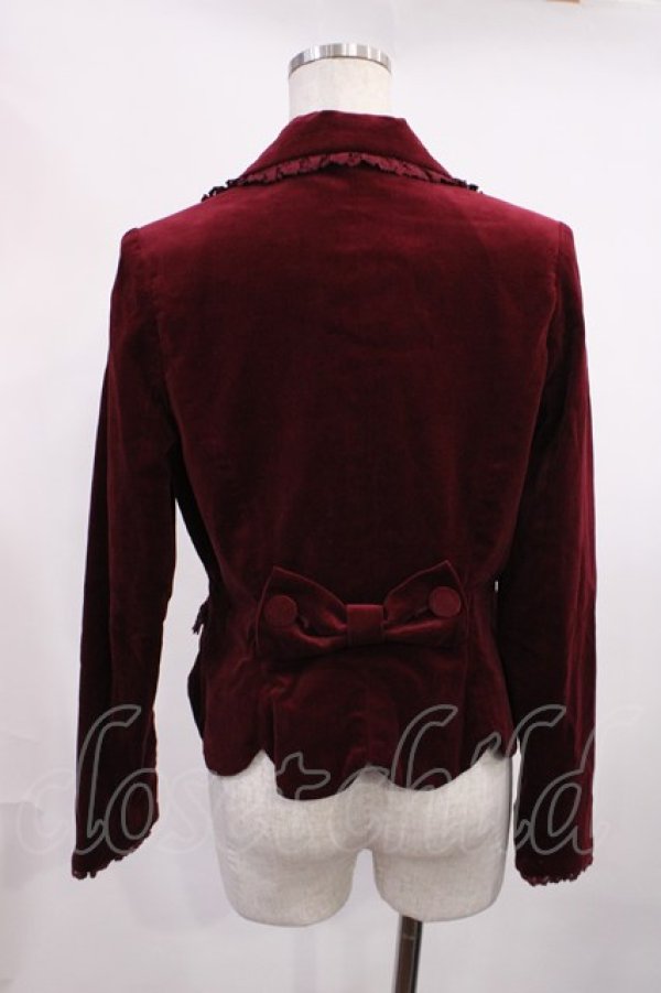 画像3: BABY,THE STARS SHINE BRIGHT / 別珍スカラップジャケット Free エンジ H-25-11-15-032-BA-JA-NS-ZH (3)