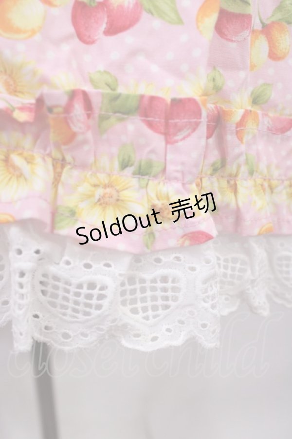 画像6: Angelic Pretty / チェリー柄サンドレス Free ピンク H-25-11-15-002-AP-OP-NS-ZH (6)