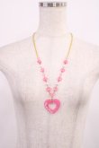 画像2: Angelic Pretty / Decoration Heartネックレス  ピンク H-25-11-15-033-AP-AC-NS-ZH (2)