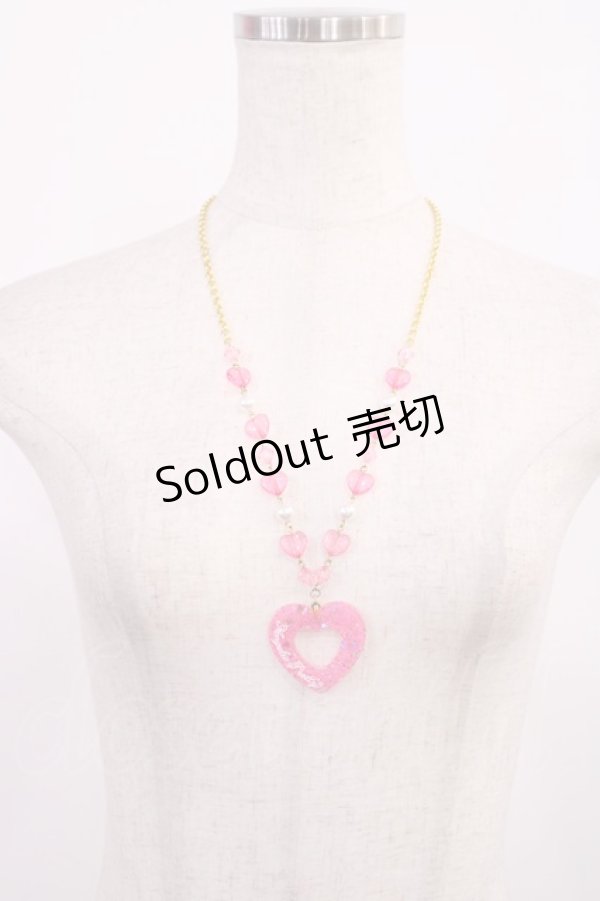 画像2: Angelic Pretty / Decoration Heartネックレス  ピンク H-25-11-15-033-AP-AC-NS-ZH (2)