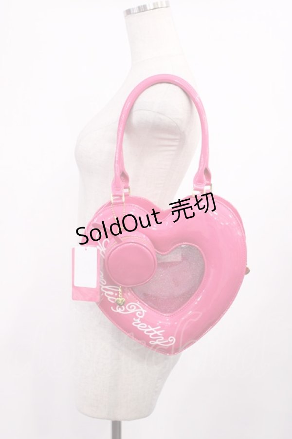 画像1: Angelic Pretty / Decoration Heartトートバッグ  ピンク H-25-11-15-034-AP-BG-NS-ZH (1)