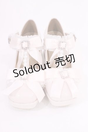 画像: Lovely Tency / MA フリルリボンPLP パンプス L ピンク H-25-11-15-035-LO-SH-NS-ZH