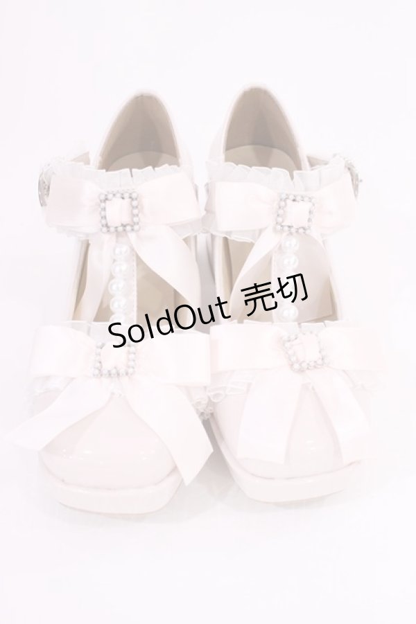 画像1: Lovely Tency / MA フリルリボンPLP パンプス L ピンク H-25-11-15-035-LO-SH-NS-ZH (1)