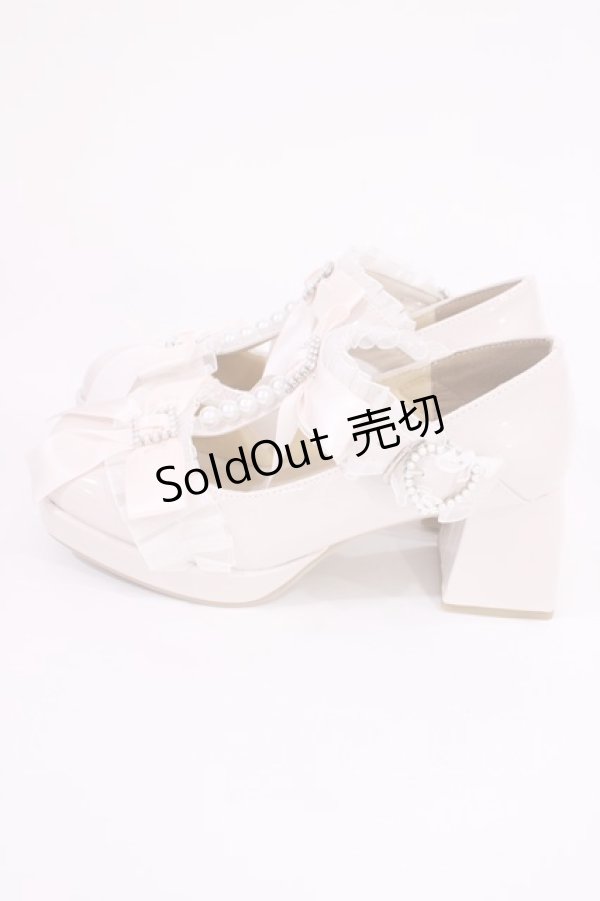 画像2: Lovely Tency / MA フリルリボンPLP パンプス L ピンク H-25-11-15-035-LO-SH-NS-ZH (2)