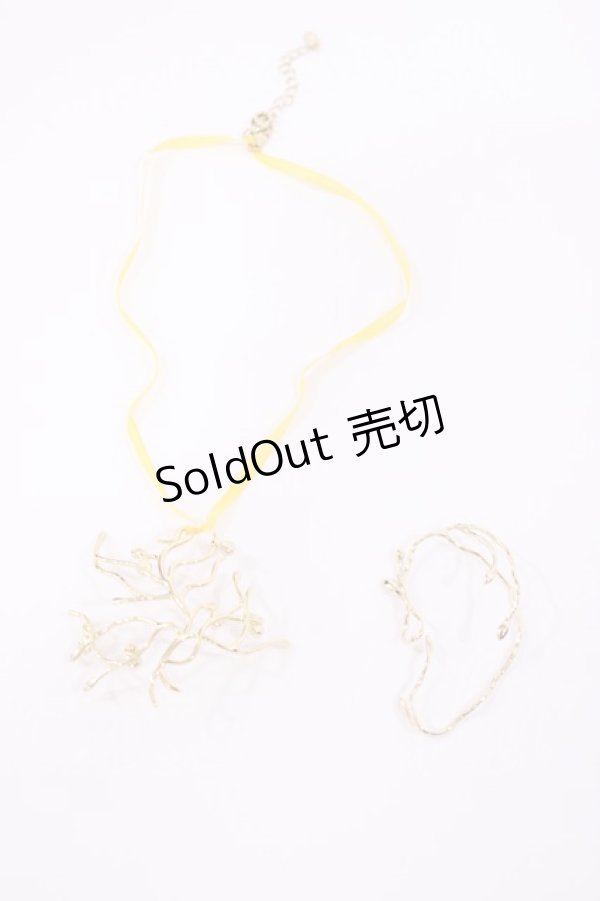 画像1: Secret Honey / Necklace & Ear cuff (Beauty and the Beast- Live Action Film ver.）  ゴールド H-25-11-15-036-CA-AC-NS-ZH (1)