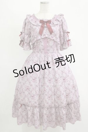 画像: axes femme kawaii / クラシックローズワンピース M ピンク H-25-11-15-1003-AX-OP-NS-ZH