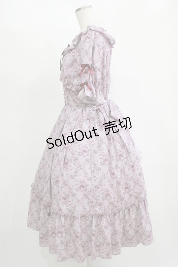 画像2: axes femme kawaii / クラシックローズワンピース M ピンク H-25-11-15-1003-AX-OP-NS-ZH (2)